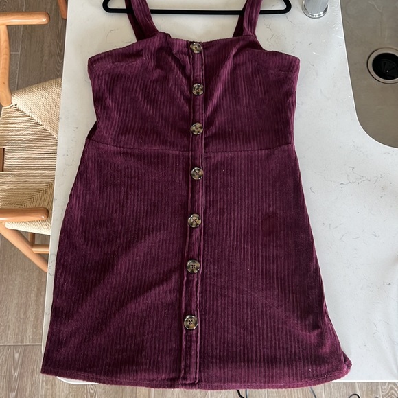 Plus Size Front Button Ribbed Dress - Picture 4 of 4